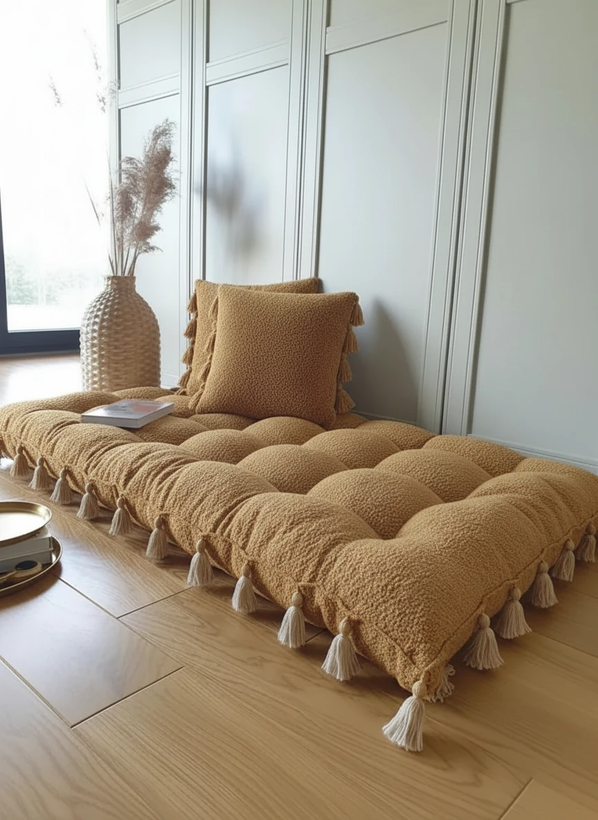 تشکچه روی زمین تدی مدل veloria ایده گالری3